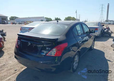 2014 Nissan Versa 1.6 Sv из США, поврежденный, VIN 3N1CN7AP9EL843534